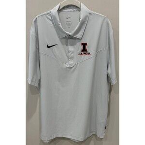 Illinois Fighting Illini - Nike Team Issue On-Field Polo Shirt - Men's XL